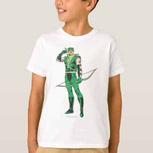 Grönt-pil med mål t shirt