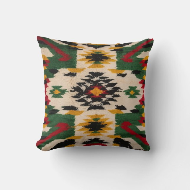 Grönt Pillows i Matta: Exotic Elegance åt dig Kudde (Framsida)