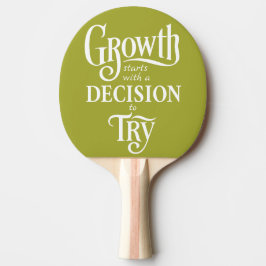 Grönt Ping Pong Paddle - Tillväxten börjar Pingisracket