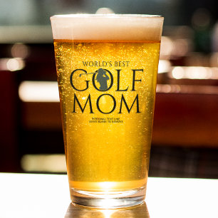 Grönt Pint för trendig Coola "WORLD'S BEST GOLF MA Glaskopp