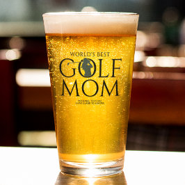 Grönt Pint för trendig Coola "WORLD'S BEST GOLF MA Glaskopp