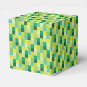 Grönt PIXELmönster Presentaskar