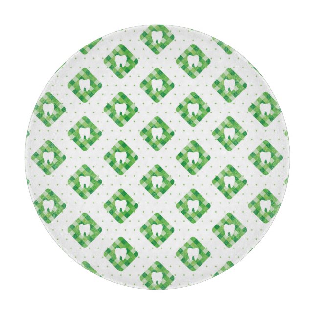 Grönt plädtandmönster (Framsidan)