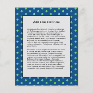 Grönt Planet Dots Earth Day Ecology Environment Flygblad