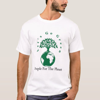 grönt planet tee shirt