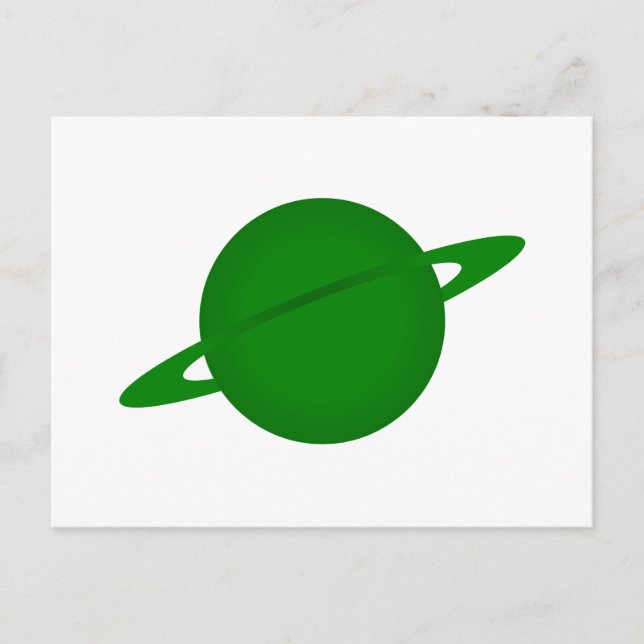 Grönt Planet Vykort (Framsida)