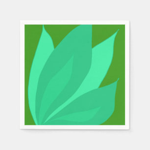 Grönt Plant Pappersservett