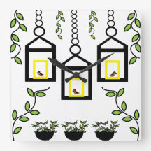 Grönt Plants Birds Nature Mönster