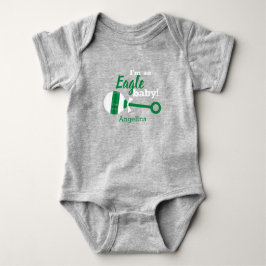 Grönt Play Eagle Baby Bodykostym T Shirt