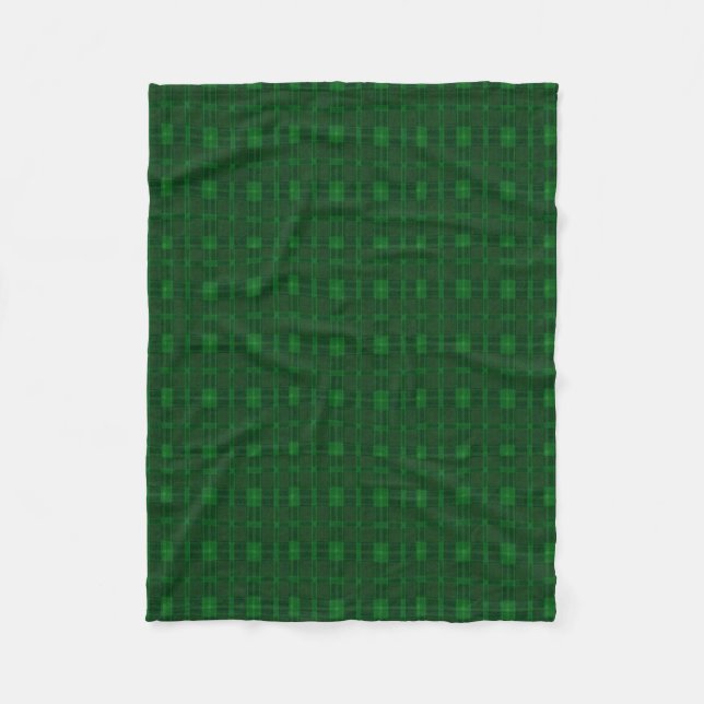 Grönt Play Fleece Blanket (Framsidan)