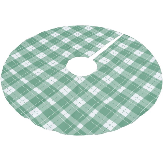 Grönt Play Julgran Base Cover Up. Julgransmatta Borstad Polyester (Vinklad)