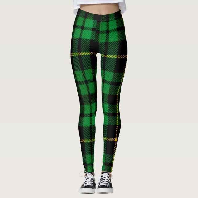 Grönt Play Leggings (Framsida)