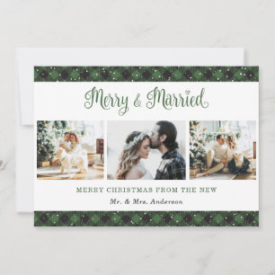 Grönt Play Merry och Married julkort