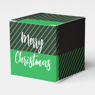 Grönt Play Mönster God jul Presentaskar
