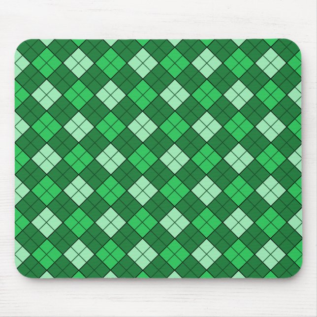 Grönt Play Mousepad Musmatta (Framsidan)