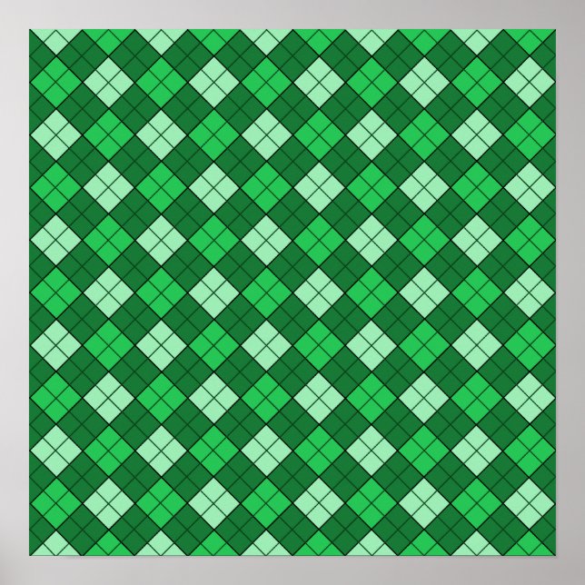 Grönt Play Poster (Framsidan)