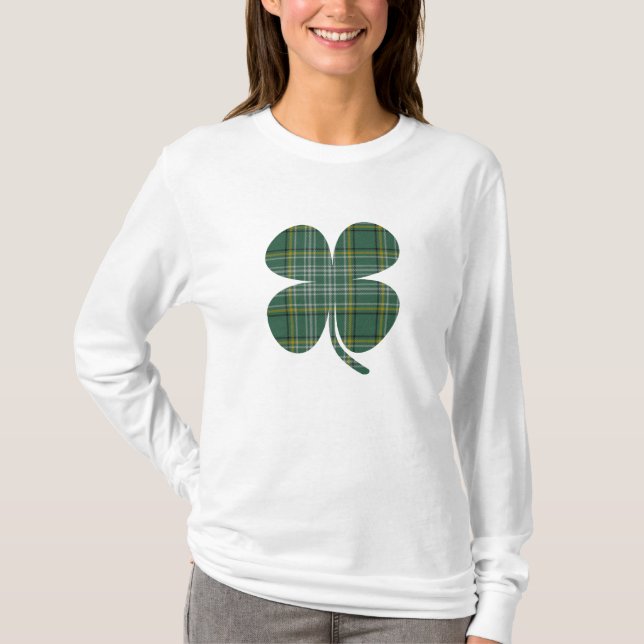 Grönt Play Shamrock T-shirt (Framsida)