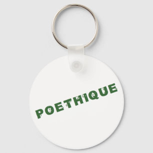 grönt poéthique nyckelring