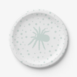 Grönt Polka Dot Confetti med Spooky Spider
