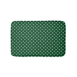 Grönt Polka dots Bath Mat Badrumsmatta