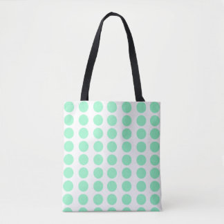 Grönt Polka dots Design Tygkasse