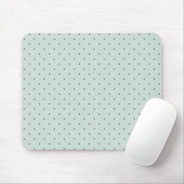 Grönt Polka dots Mönster på Lighter Grönt Musmatta