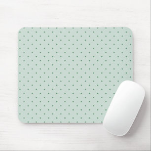 Grönt Polka dots Mönster på Lighter Grönt Musmatta