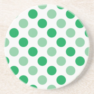 Grönt polka dots mönster underlägg