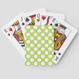 Grönt Polka dots, Polka Dot Mönster, Dit, Dit Casinokort