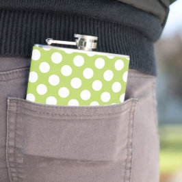 Grönt Polka dots, Polka Dot Mönster, Dit, Dit Fickplunta
