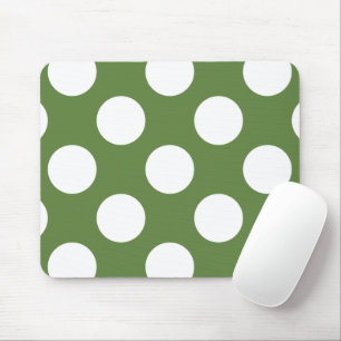 Grönt Polka dots, Polka Dot Mönster, Dit, Dit Musmatta