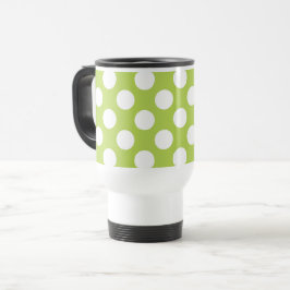 Grönt Polka dots, Polka Dot Mönster, Dit, Dit Resemugg