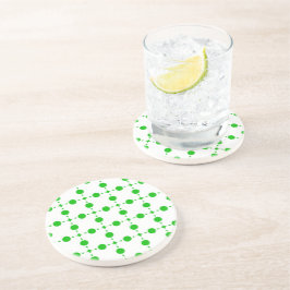 Grönt Polka dots, Polka Dot Mönster, Dit, Dit Underlägg