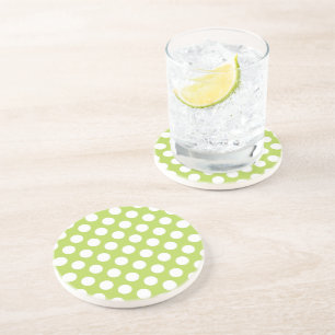 Grönt Polka dots, Polka Dot Mönster, Dit, Dit Underlägg