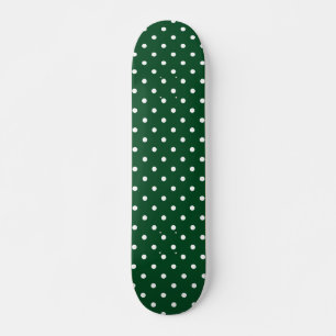 Grönt Polka dots Skateboard-däck Mini Skateboard Bräda 18,5 Cm