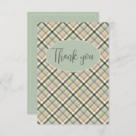 Grönt Pput Modern Tack Kort