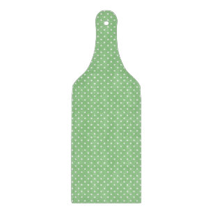 Grönt prickmönster i polka stil