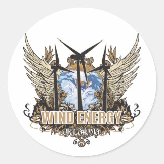 Grönt Pride Vind Oklahoma Runt Klistermärke