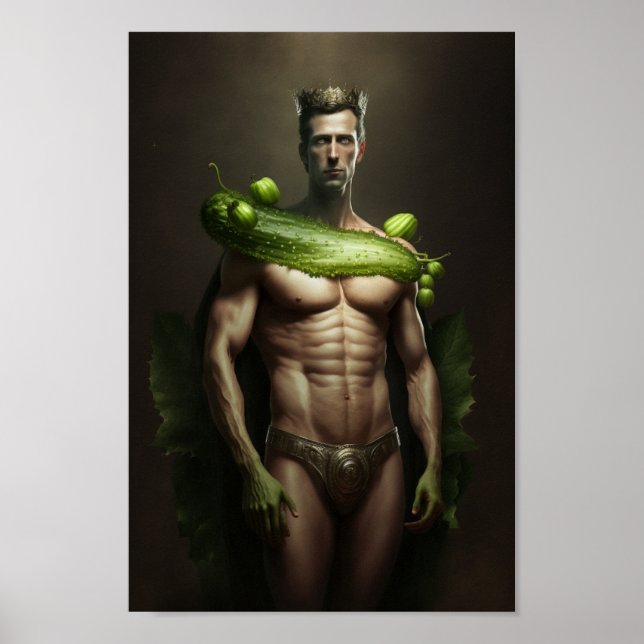 Grönt Prince Poster (Framsidan)