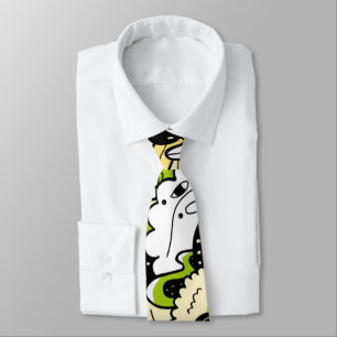 Grönt Psychedelic Kawaii Forest Löv Funny Coola Slips