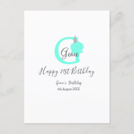 Grönt-pumpanfallsdag 21:a grått-pastel helg vykort