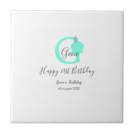 Grönt-pumpanfallsdag 21:a grått-pastel kakelplatta