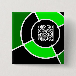 grönt QR-kod Knapp