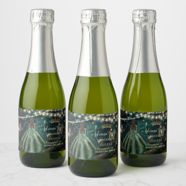Grönt Quinceañera (skogen Emerald ) (Flaskor)