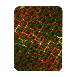 "Grönt ramade öga, repor eller rött rutnät. Magnet