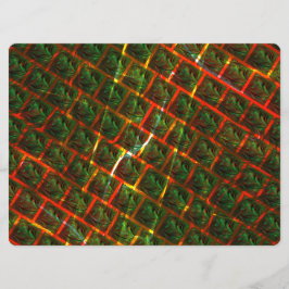 "Grönt ramade öga, repor eller rött rutnät. Meny