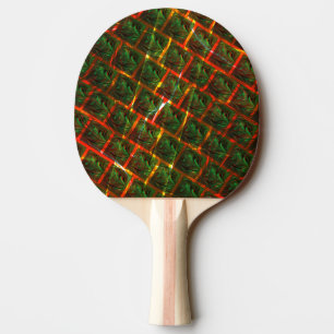 "Grönt ramade öga, repor eller rött rutnät. Pingisracket