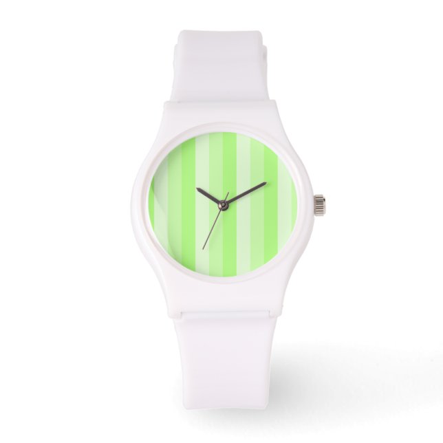Grönt Rand Armbandsur (Framsida)