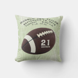 Grönt Rand-fotbollsbokens födelseregister Kudde