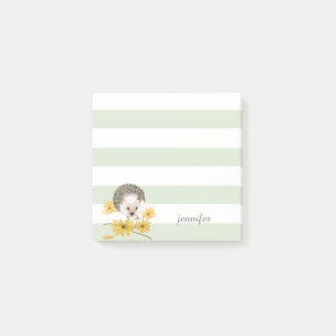 Grönt Rand Hedgehog Post-it® Notes Post-it Block